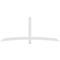 Ekena Millwork Bellingham Architectural Grade PVC Gable Bracket, 96"W x 40"H x 4"D x 4"F, 10/12 Pitch GBP096X40X0404BEL00 - alternate 5